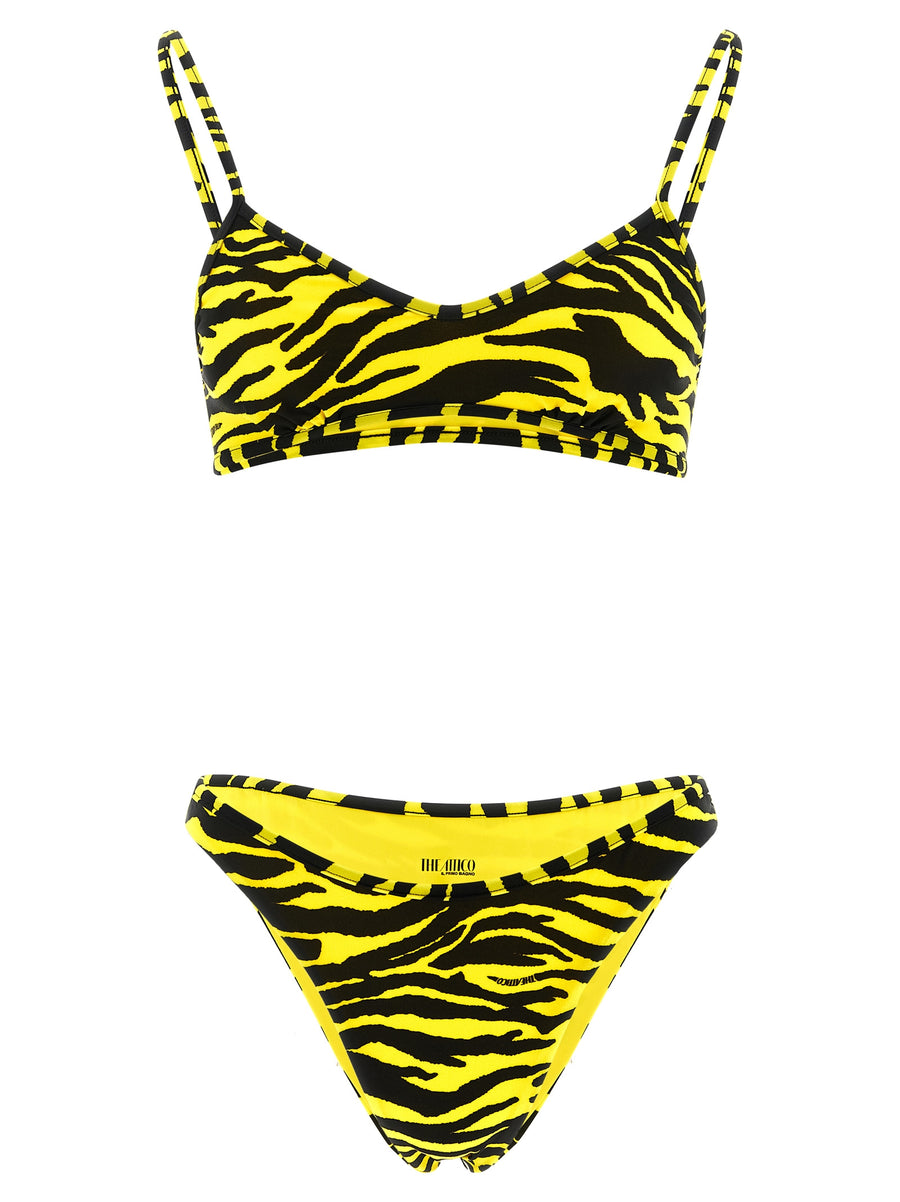 The Attico 80% polyester bikini in yellow