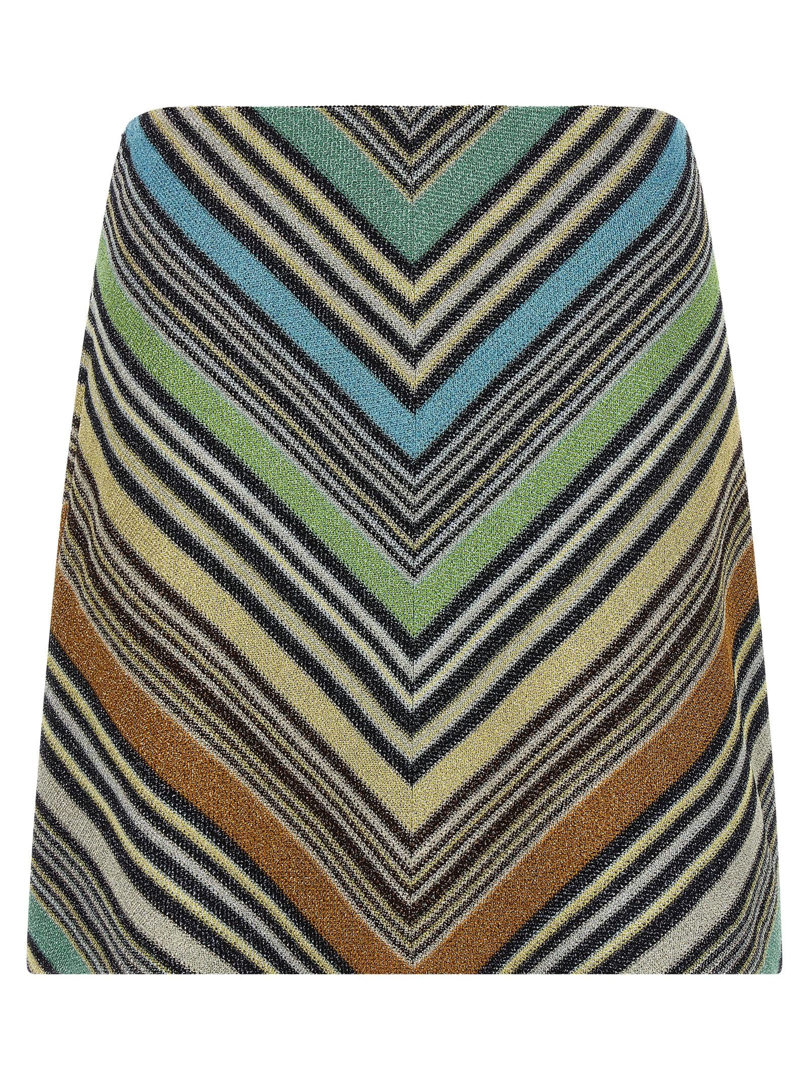 Missoni 83% viscose skirt in multicolor