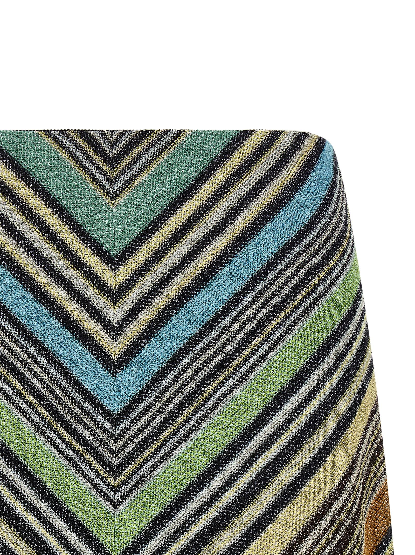 Missoni 83% viscose skirt in multicolor — view 3