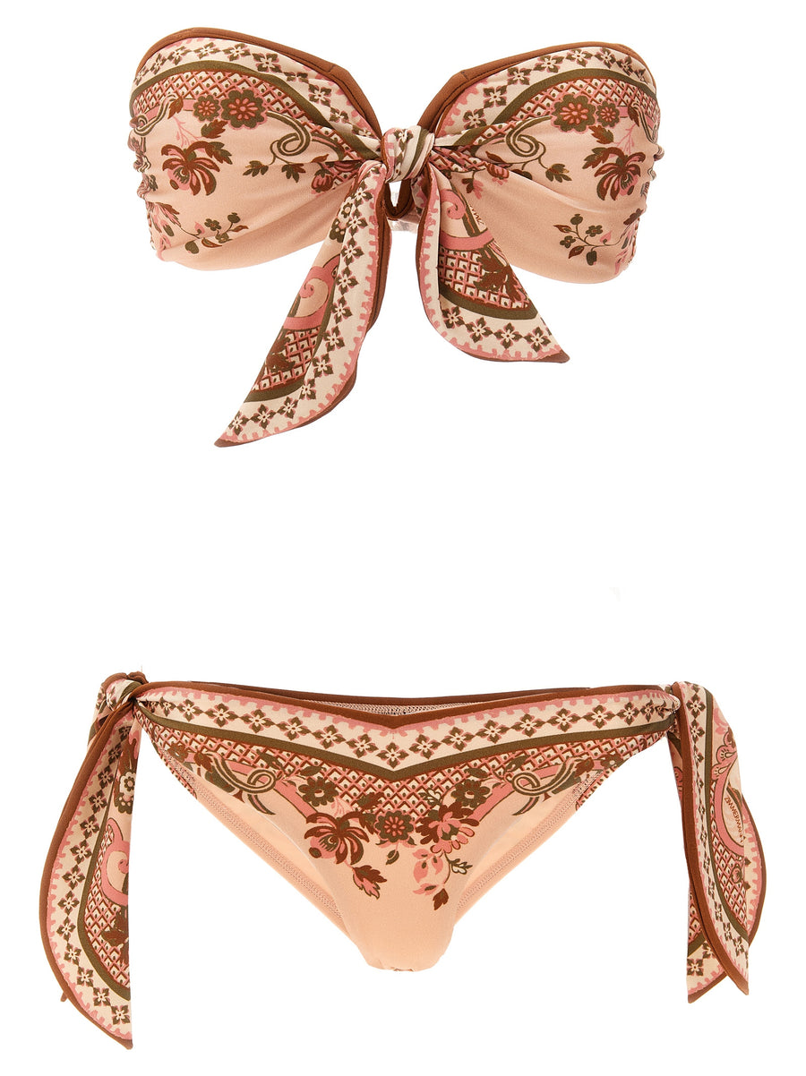 Zimmermann 80% polyamide bikini in pink