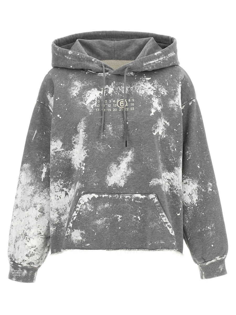 MM6 Maison Margiela 100% cotton sweatshirt in gray