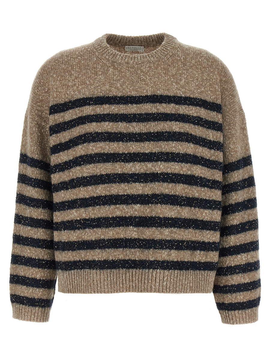 Brunello Cucinelli 55% wool sweater in beige