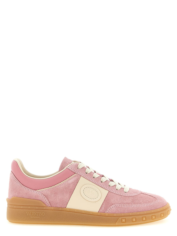 Valentino Garavani 100% calfskin leather sneaker in pink