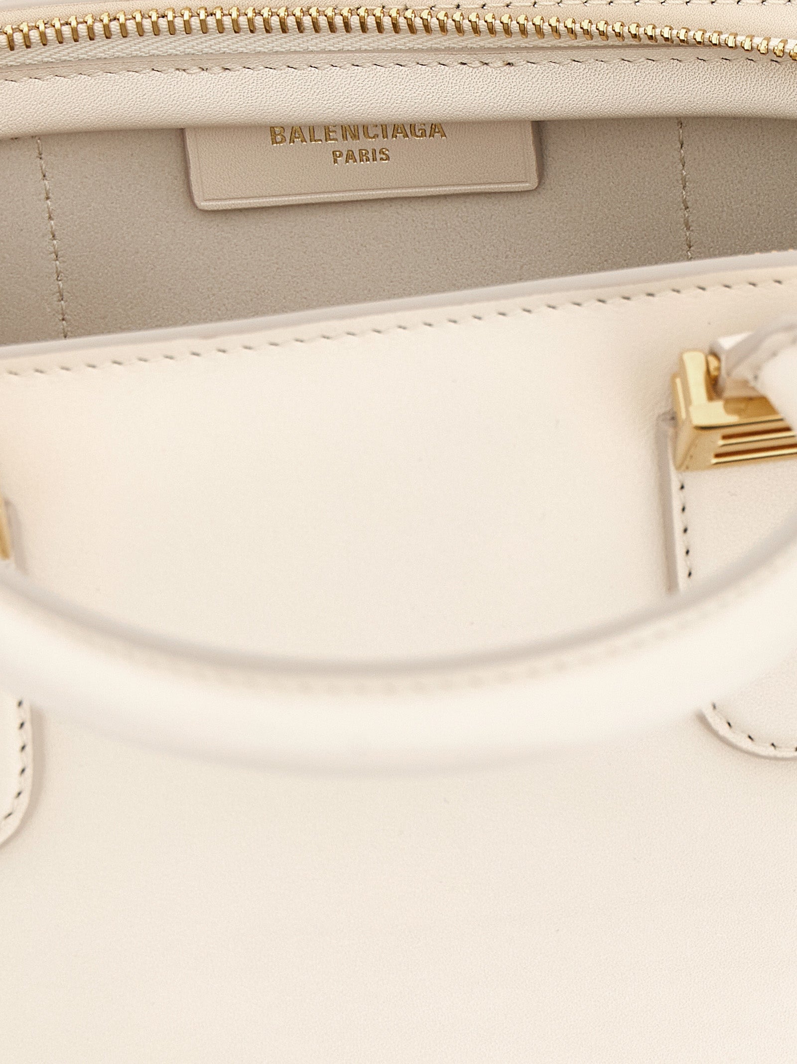 White Calfskin Handbag Bag