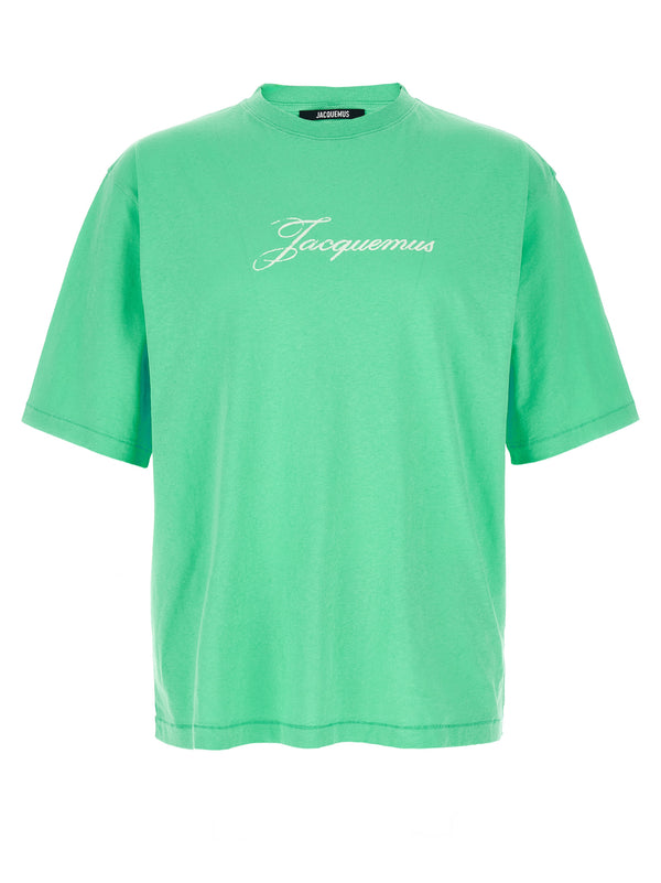 Jacquemus 85% Cotton t-shirt in green