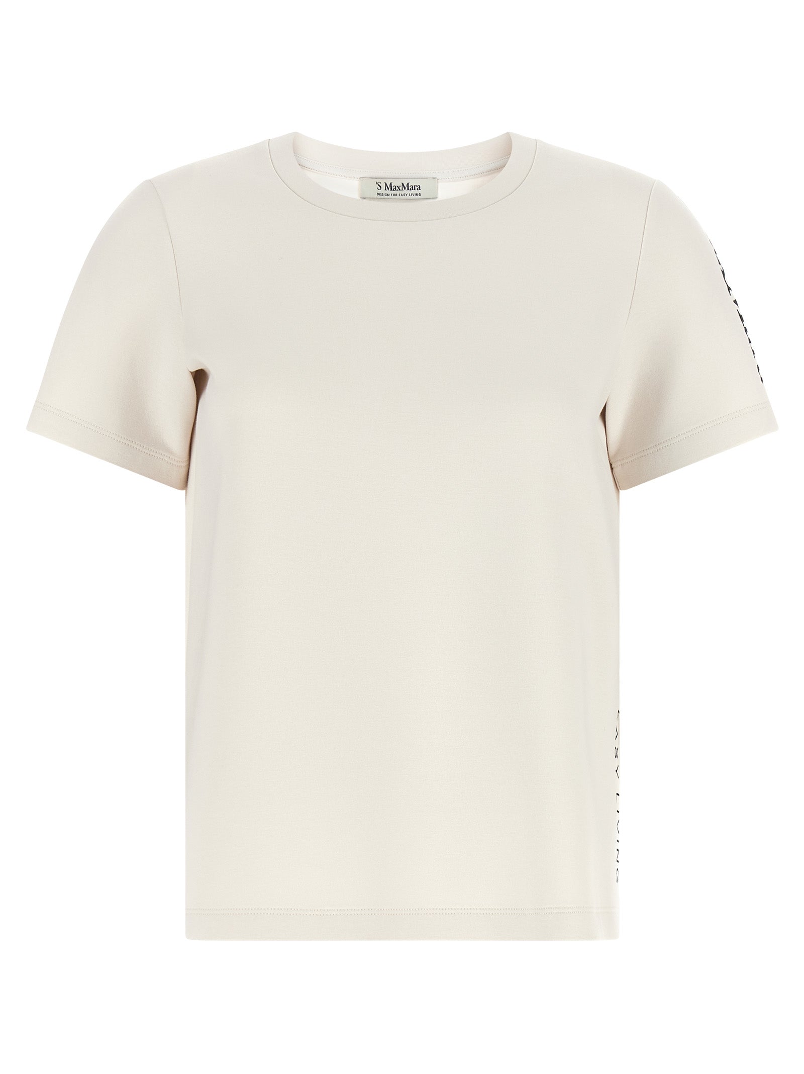 'S Max Mara 78% Cotton t-shirt in beige