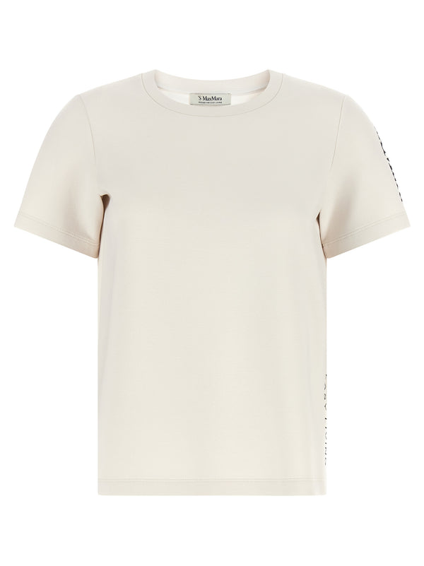 'S Max Mara 78% Cotton t-shirt in beige