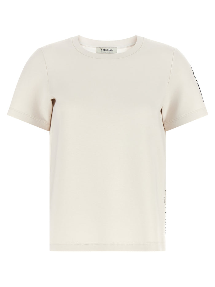 'S Max Mara 78% Cotton t-shirt in beige
