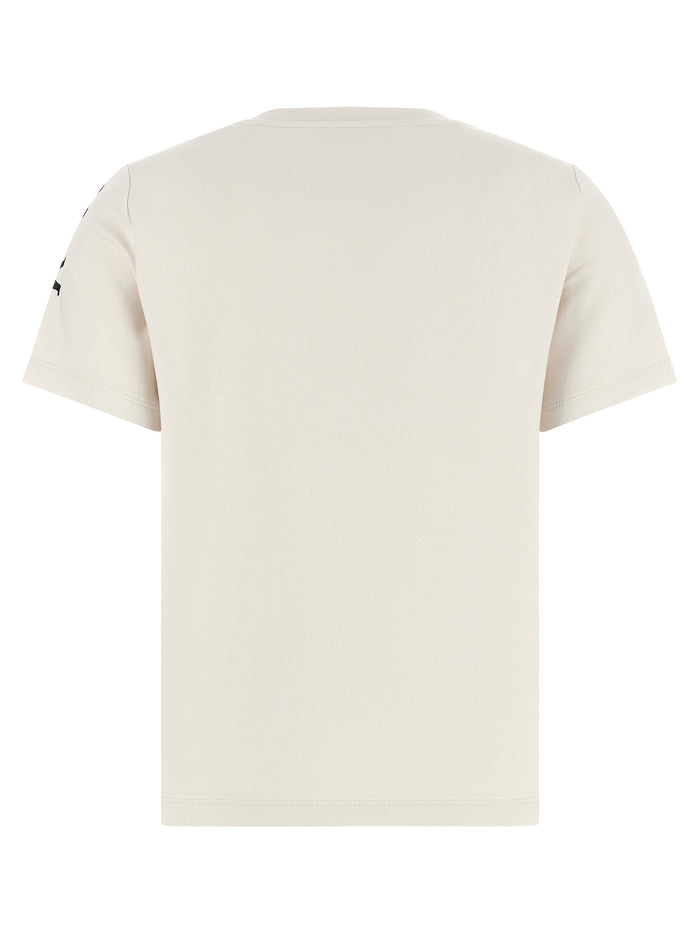 'S Max Mara 78% Cotton t-shirt in beige — view 2