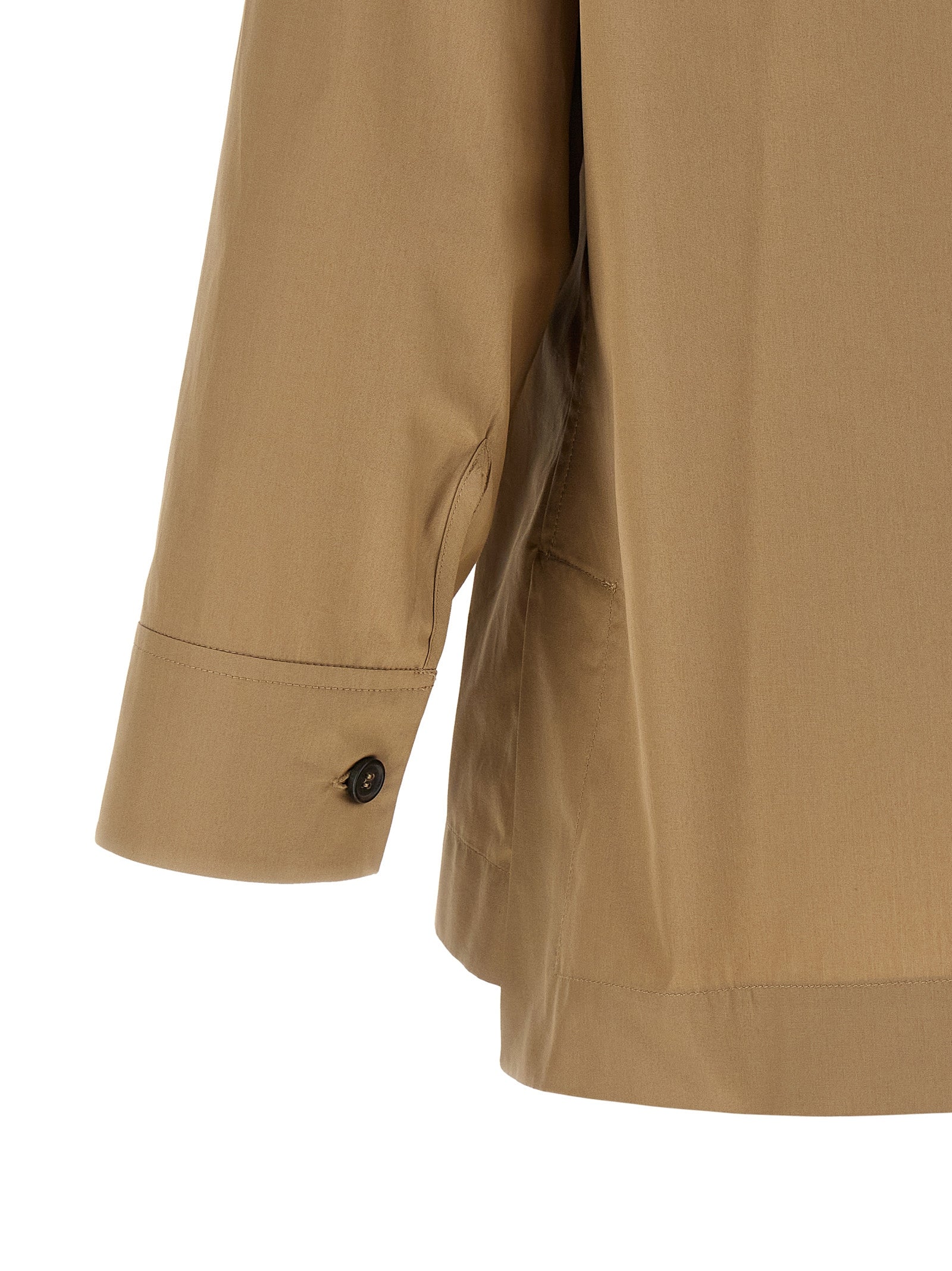 'S Max Mara 100% cotton shirt in beige — view 4