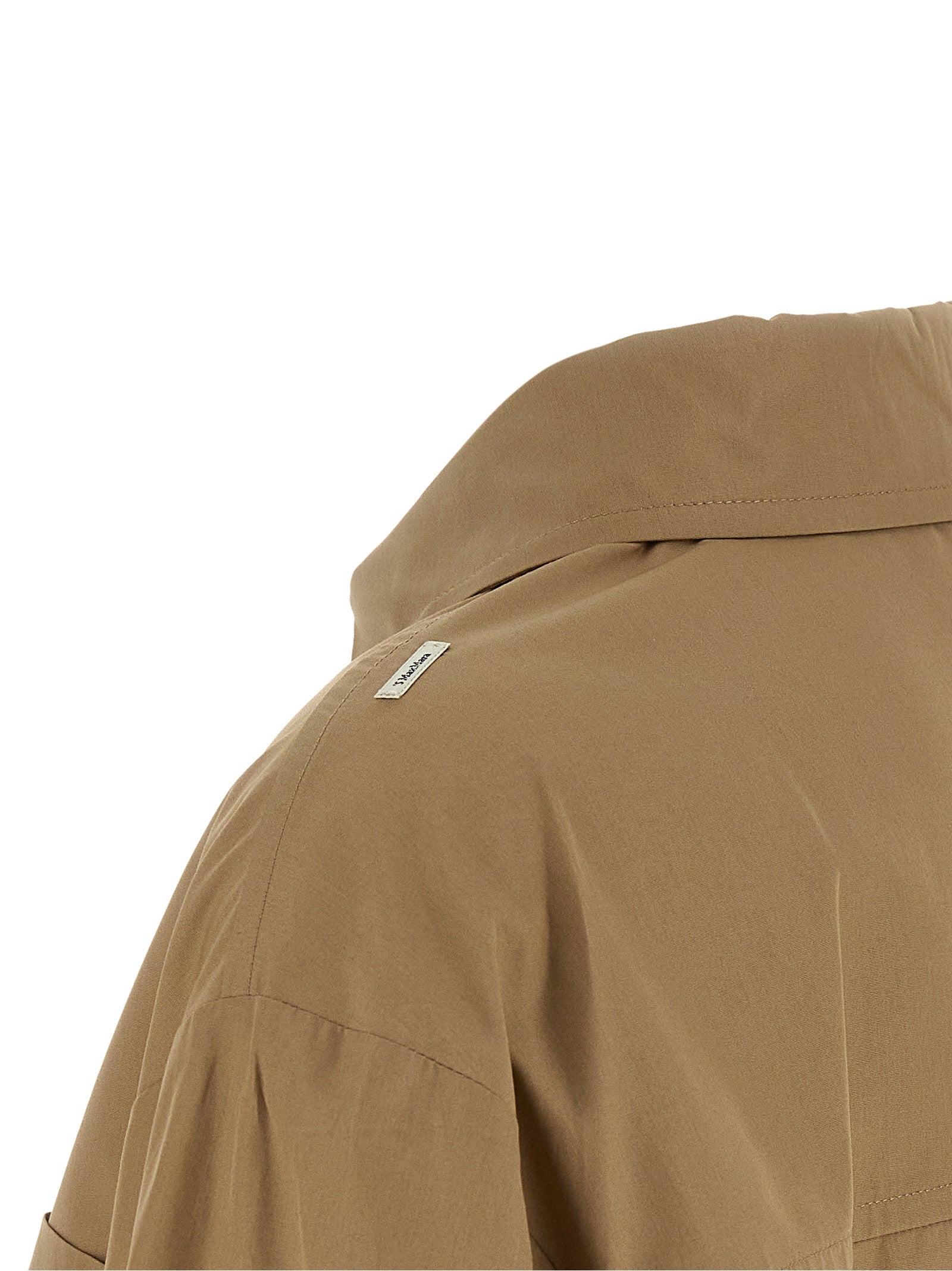 'S Max Mara 100% cotton shirt in beige — view 5