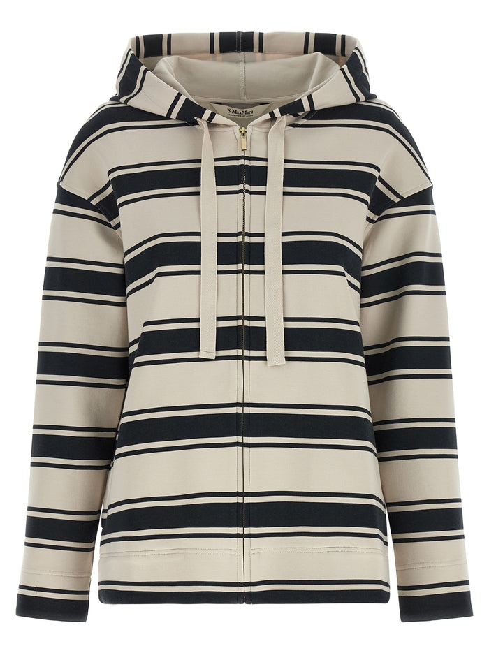 'S Max Mara 73% cotton hoodie in beige