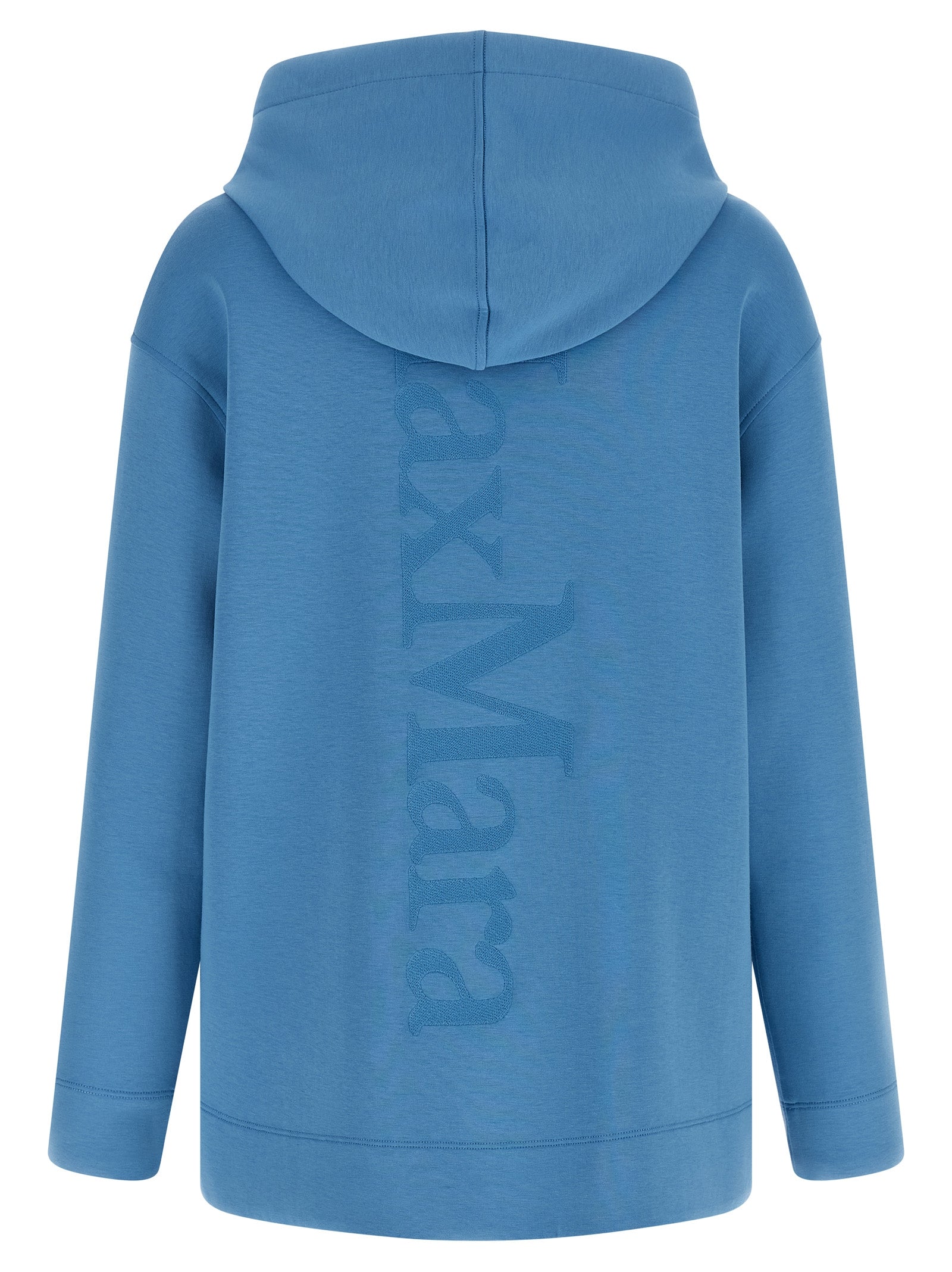 'S Max Mara 78% cotton hoodie in blue — view 2