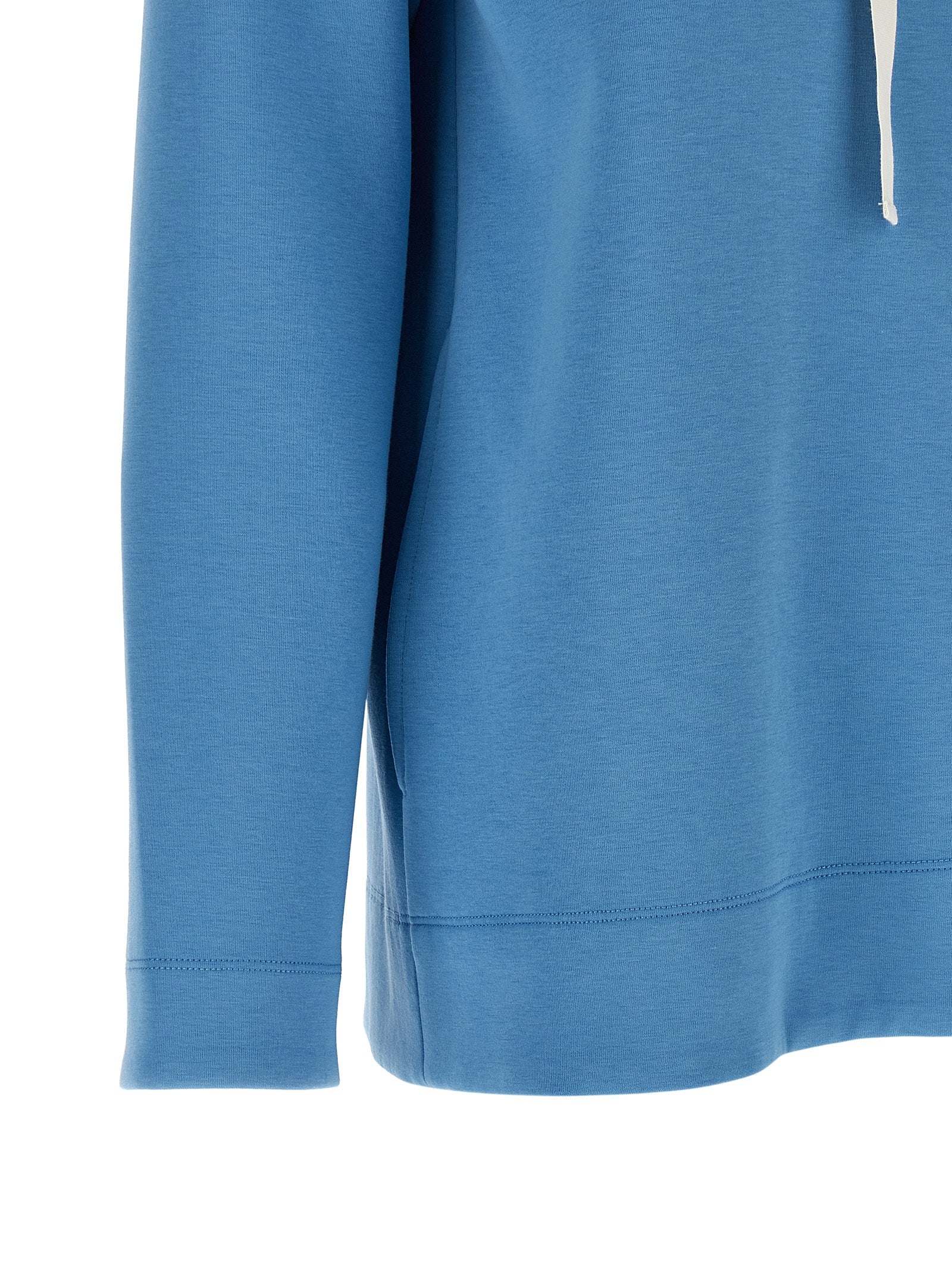 'S Max Mara 78% cotton hoodie in blue — view 4