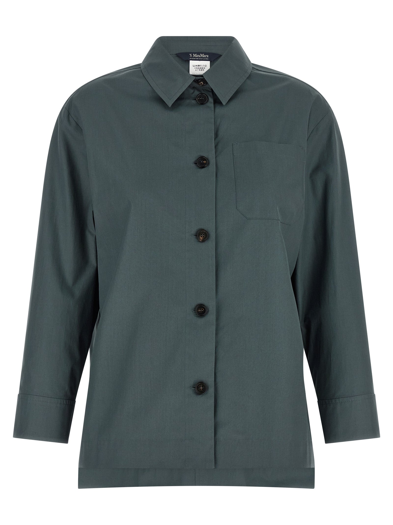 'S Max Mara 100% Cotton shirt in gray