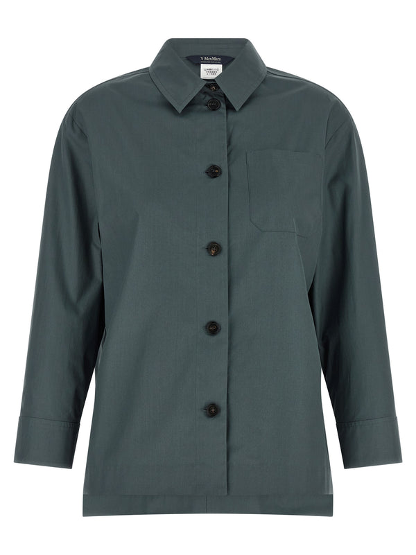 'S Max Mara 100% Cotton shirt in gray