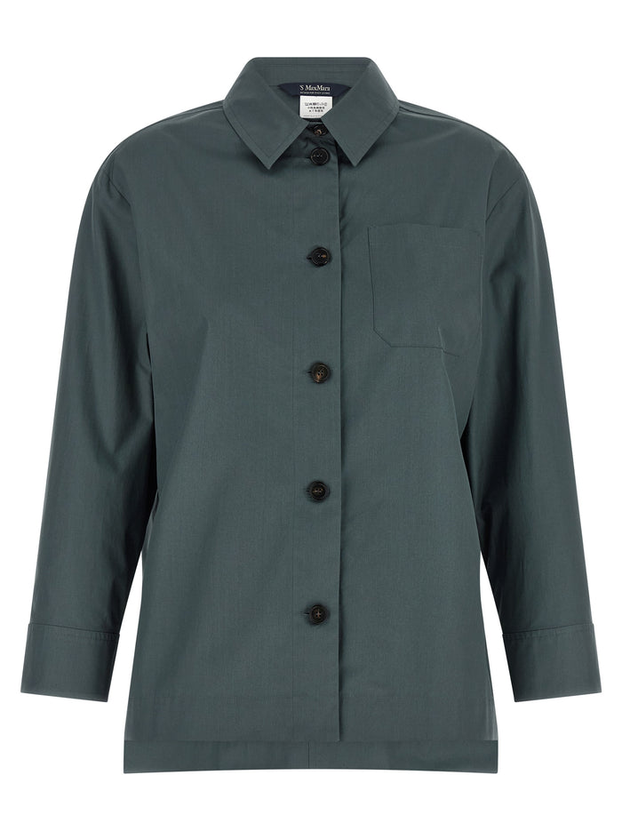 'S Max Mara 100% Cotton shirt in gray