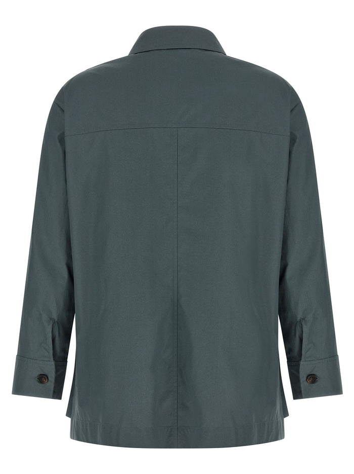 'S Max Mara 100% Cotton shirt in gray — view 2