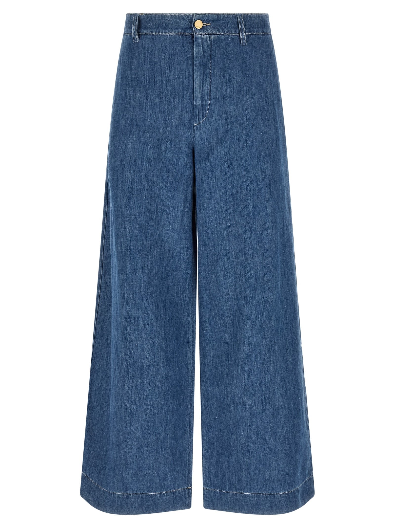 'S Max Mara 60% cotton jeans in blue