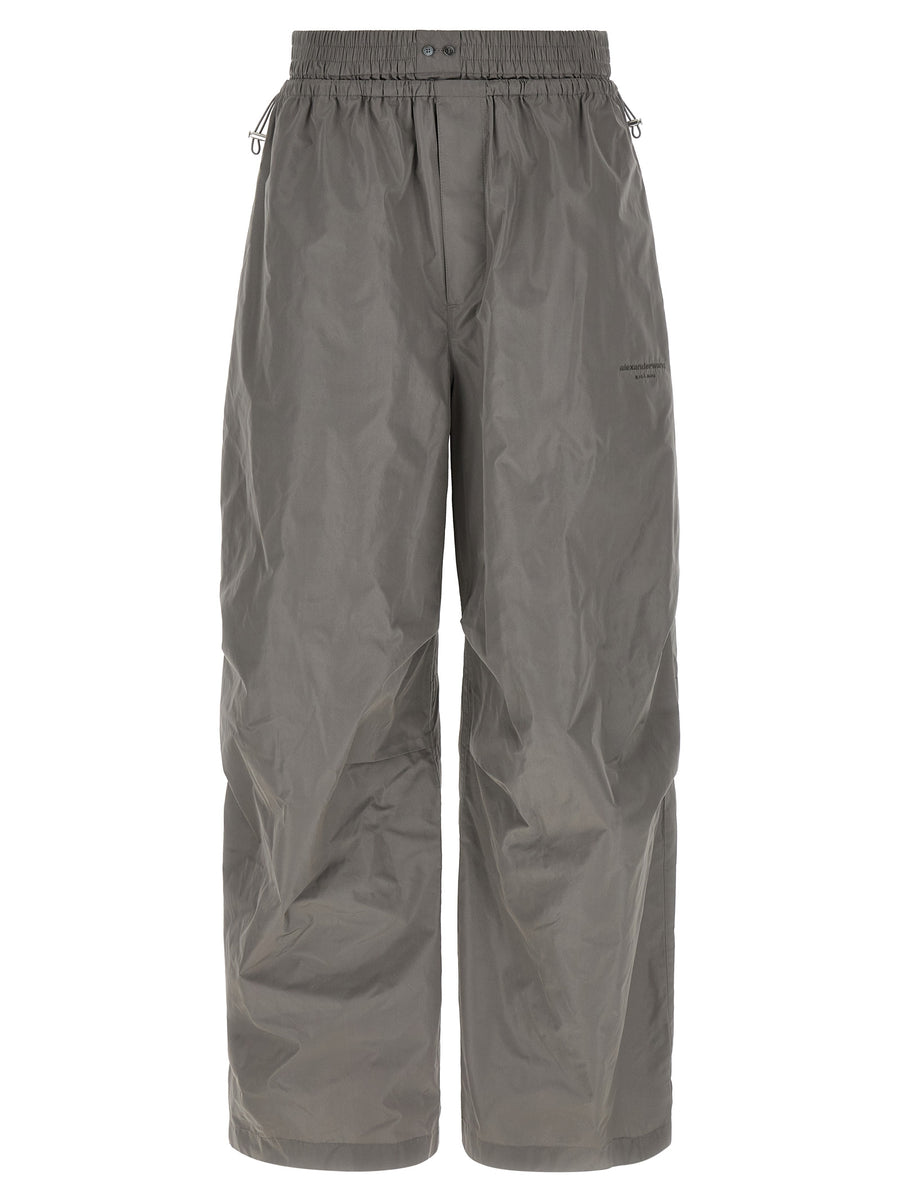 Alexander Wang 100% polyester joggers in gray
