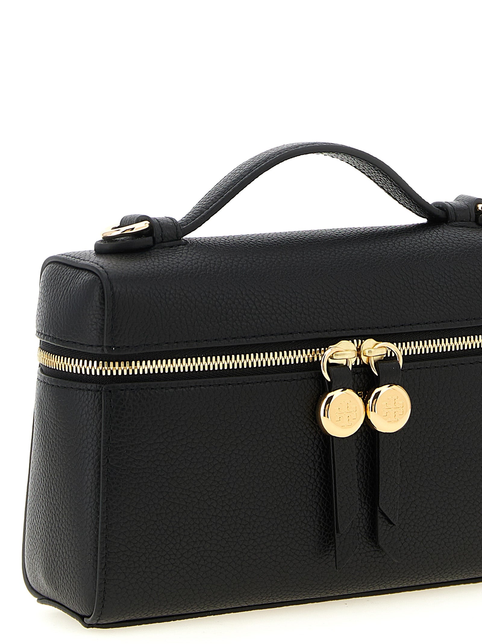 Black Cowhide Handbag Bag