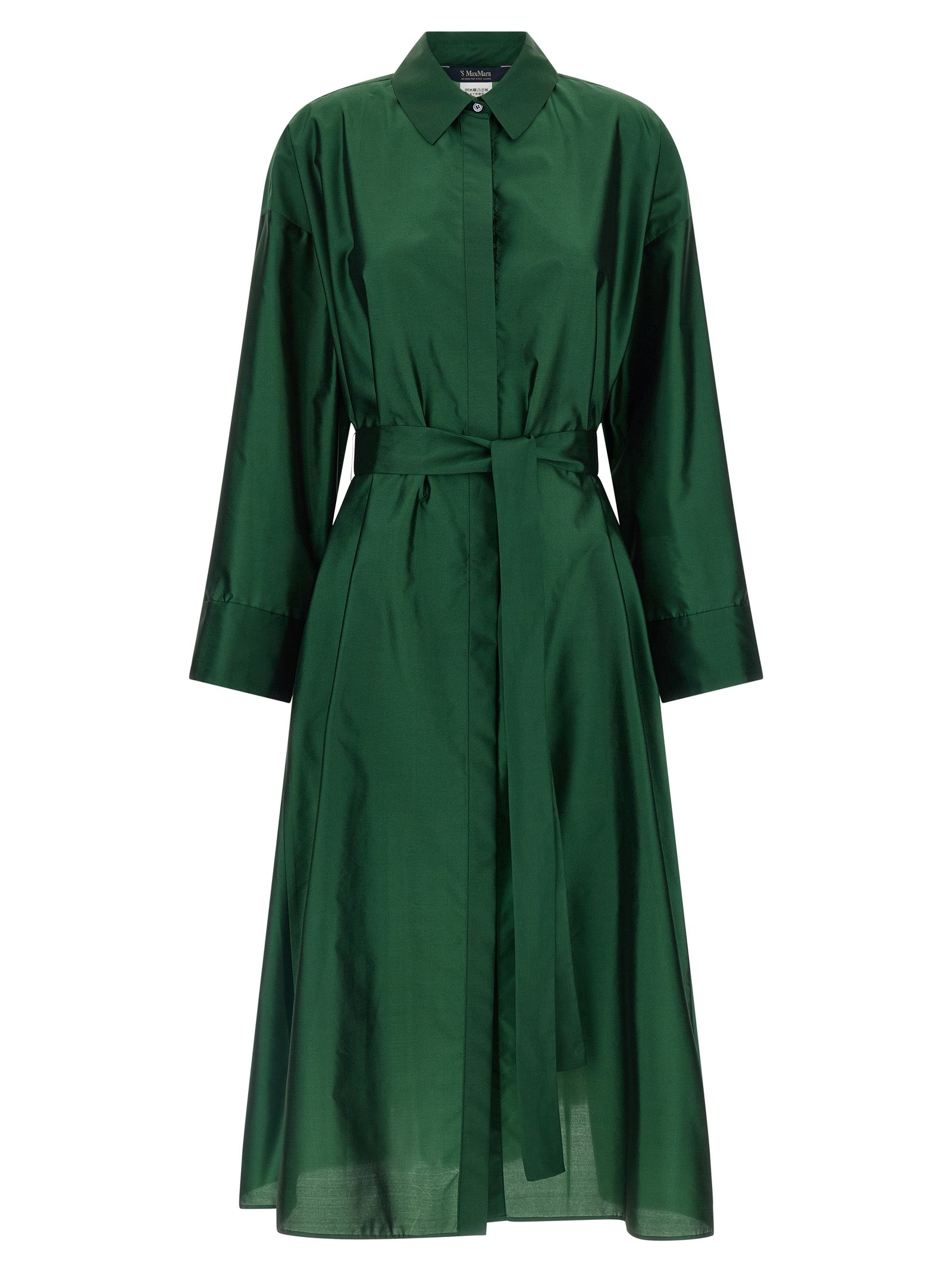 'S Max Mara 71% polyester dress in green