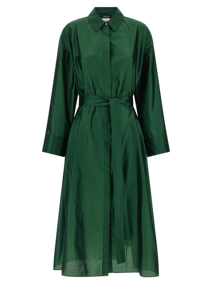 'S Max Mara 71% polyester dress in green