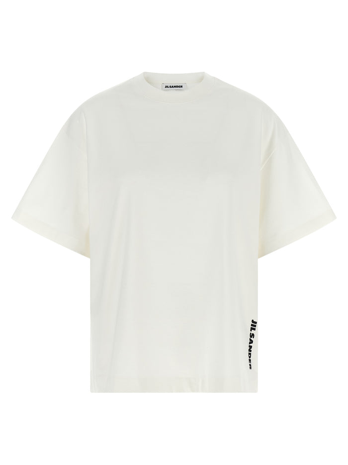 Jil Sander 100% cotton t-shirt in white