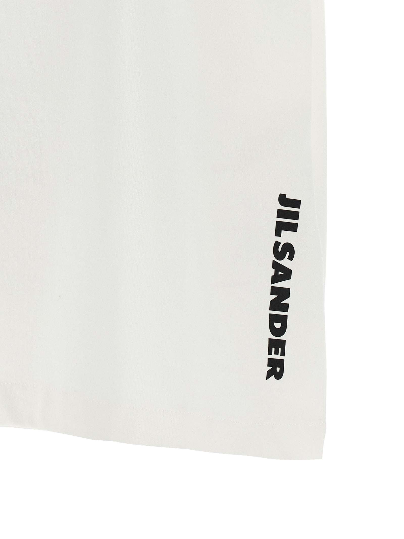 Jil Sander 100% cotton t-shirt in white — view 4