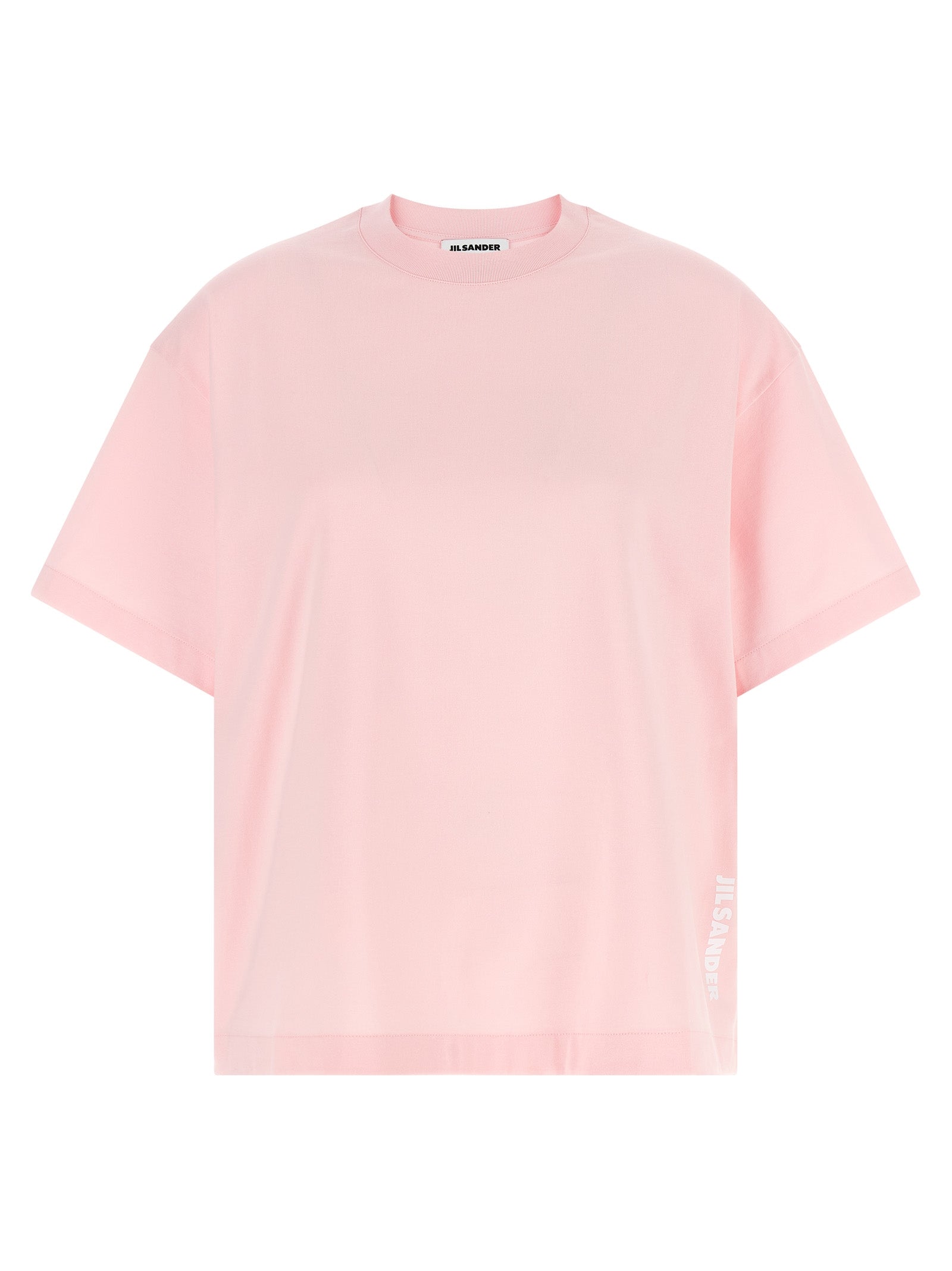 Jil Sander 100% cotton t-shirt in pink