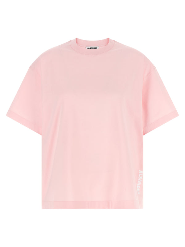 Jil Sander 100% cotton t-shirt in pink
