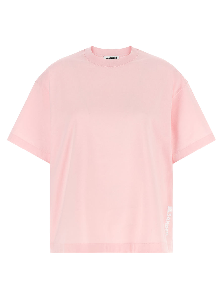 Jil Sander 100% cotton t-shirt in pink