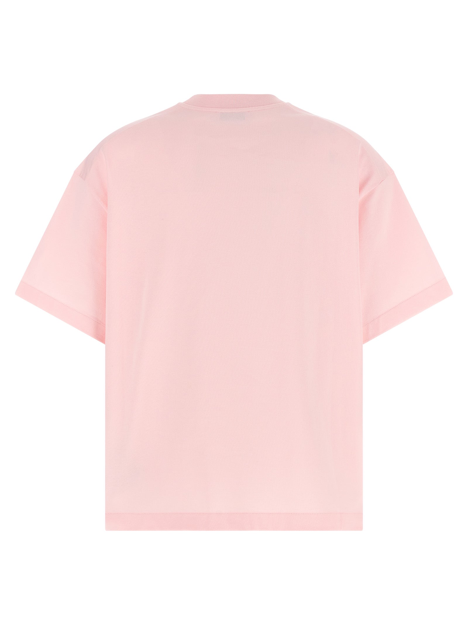 Jil Sander 100% cotton t-shirt in pink — view 2
