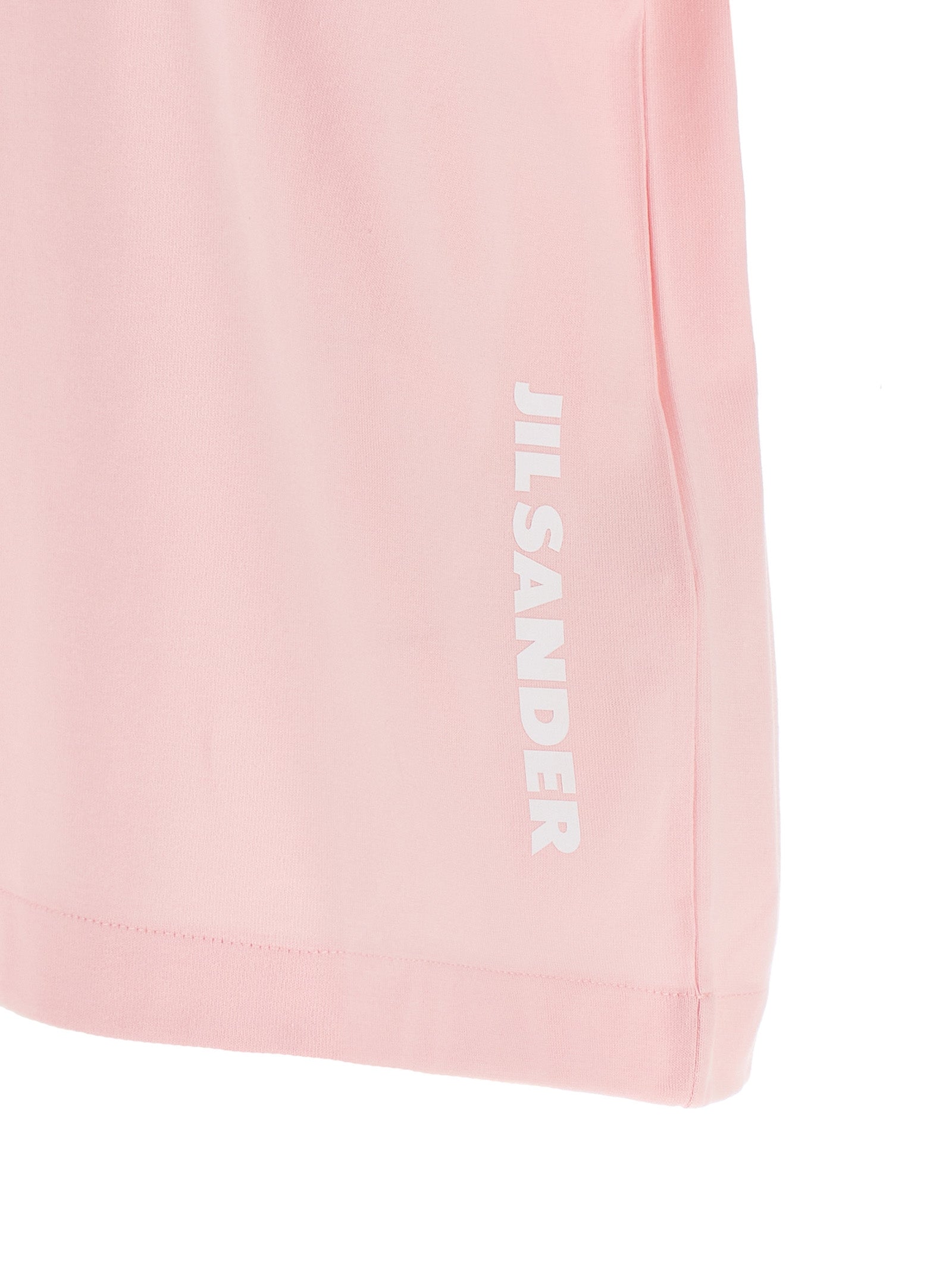 Jil Sander 100% cotton t-shirt in pink — view 4