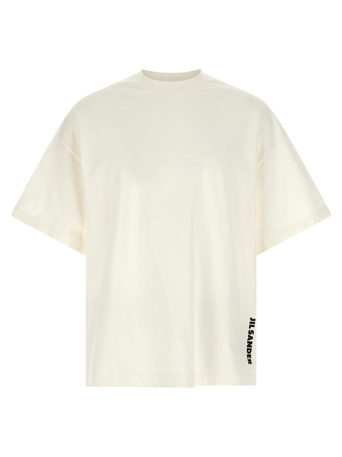 Jil Sander 100% cotton t-shirt in white