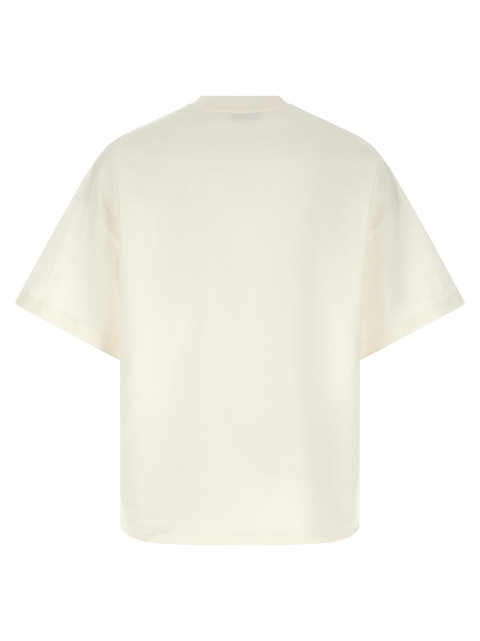 Jil Sander 100% cotton t-shirt in white — view 2