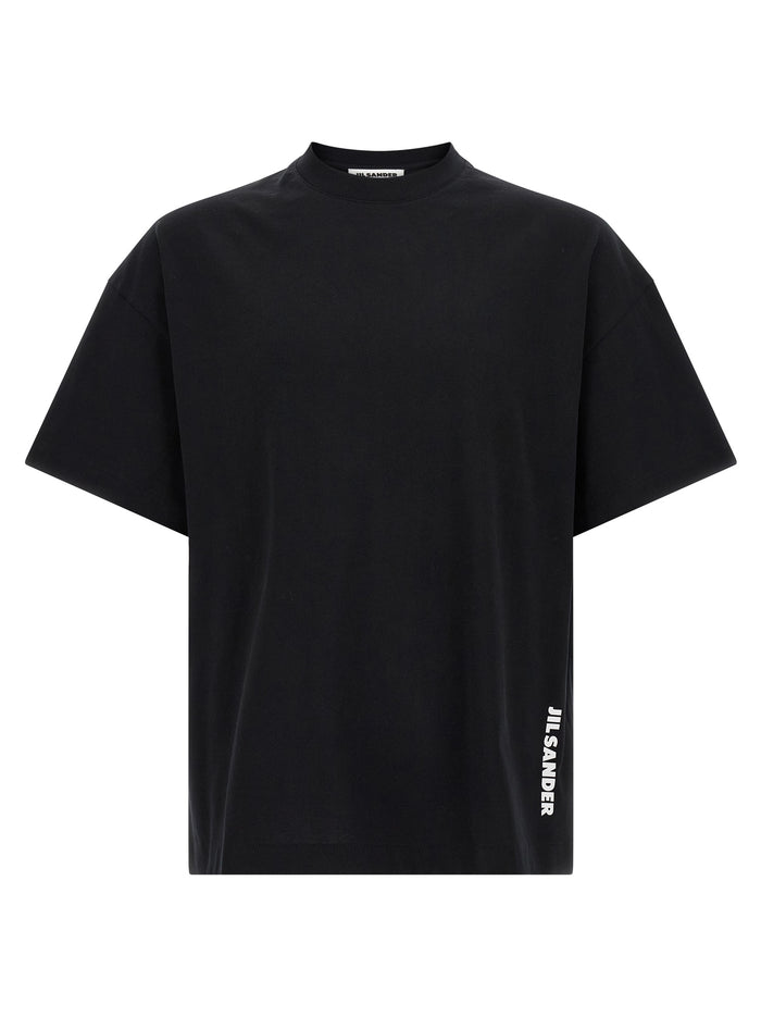 Jil Sander 100% cotton t-shirt in black