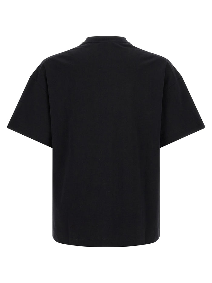 Jil Sander 100% cotton t-shirt in black — view 2