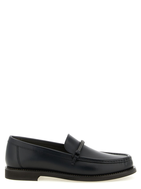 Brunello Cucinelli 100% Calfskin Leather loafer in black