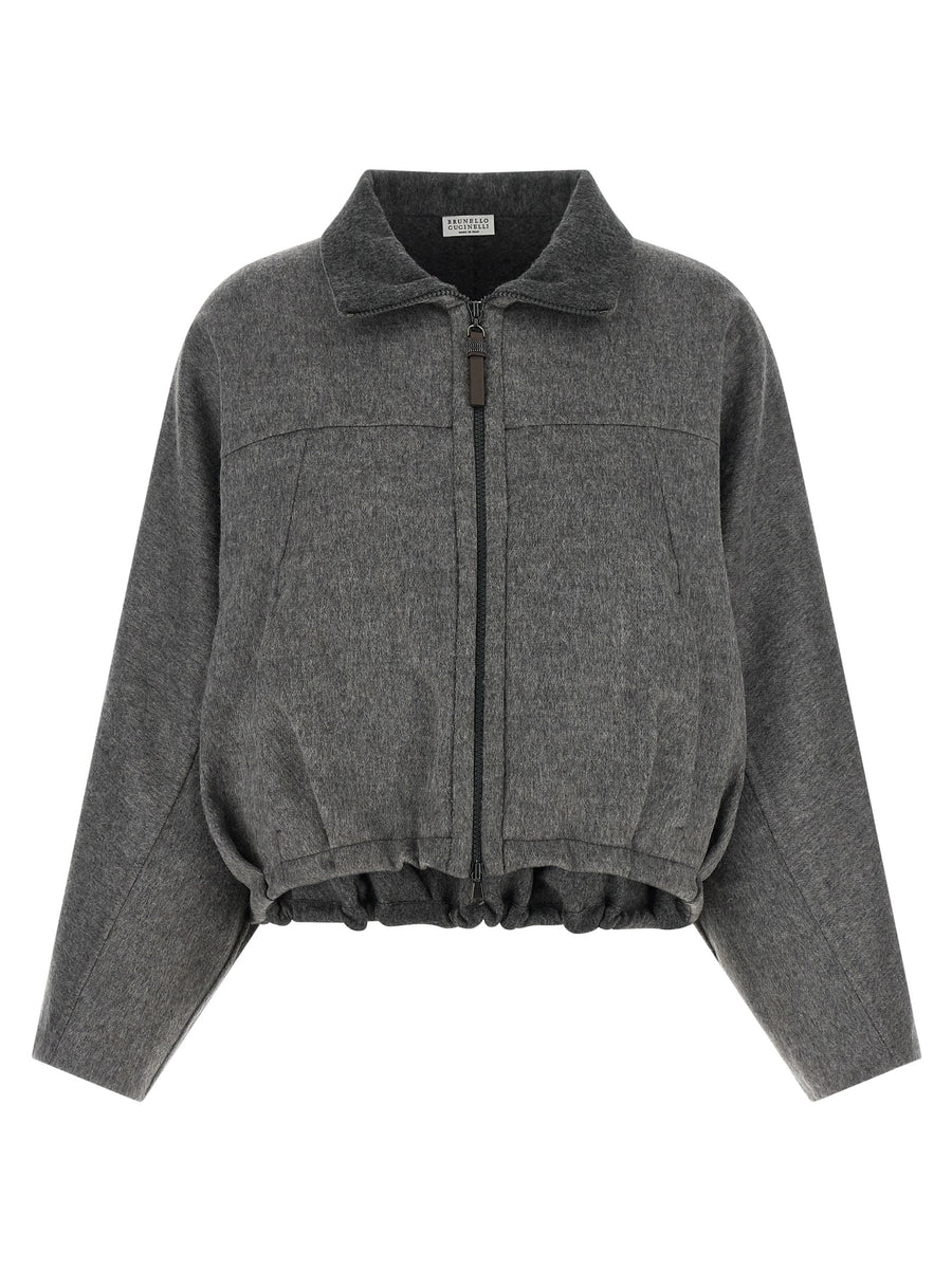 Brunello Cucinelli 100% virgin wool jacket in gray
