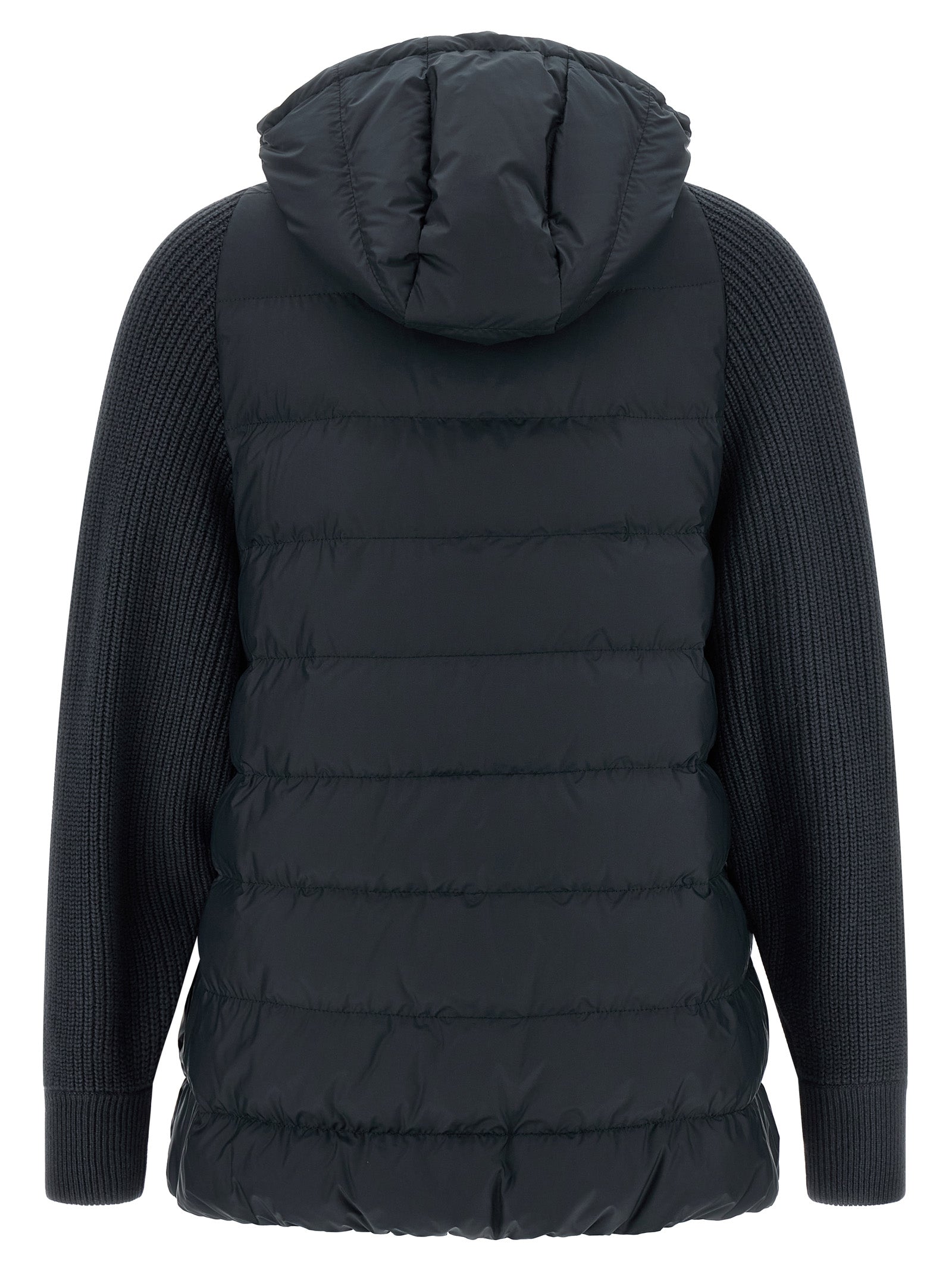 Brunello Cucinelli 100% Polyester (exterior); wool down jacket in blue — view 2