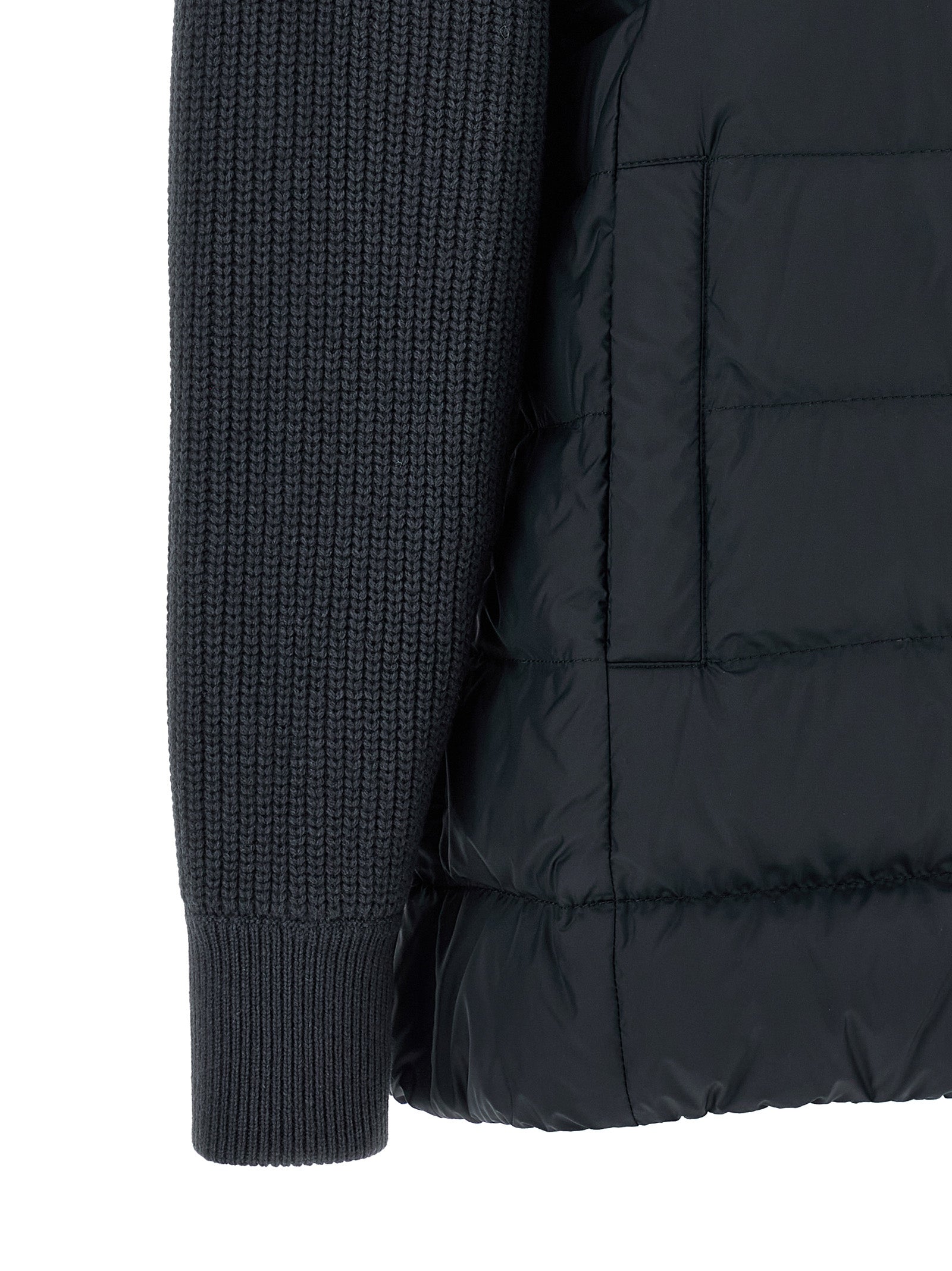 Brunello Cucinelli 100% Polyester (exterior); wool down jacket in blue — view 4