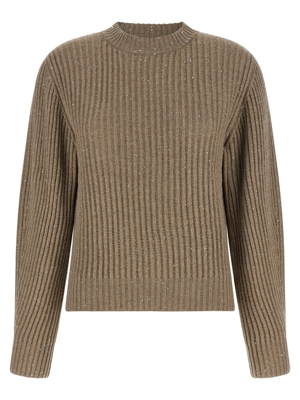 Brunello Cucinelli 47% Cashmere sweater in beige