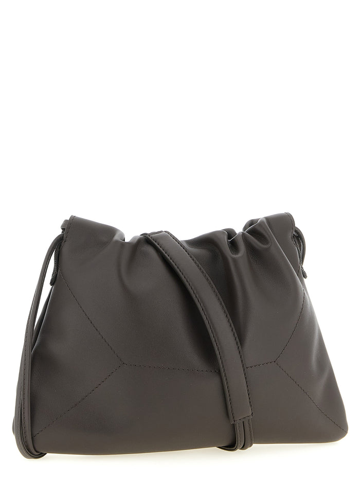 Brown Calfskin Clutch Bag