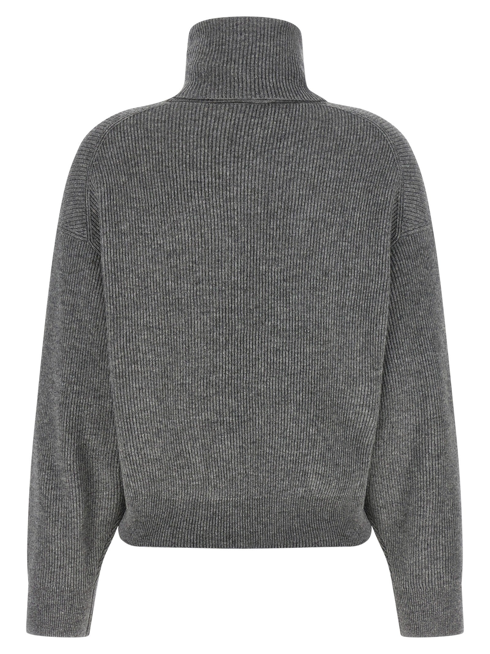 Brunello Cucinelli 60% Virgin Wool sweater in gray — view 2