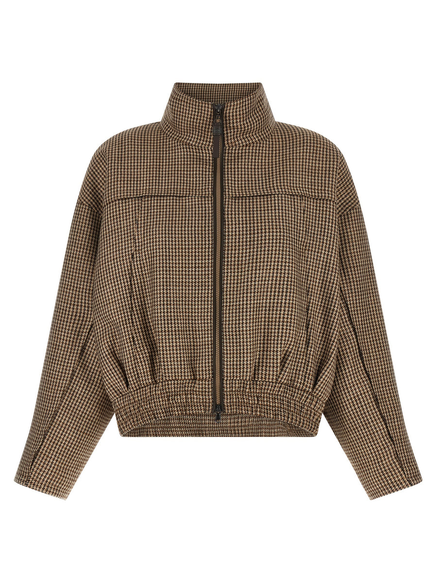 Brunello Cucinelli 95% virgin wool jacket in brown