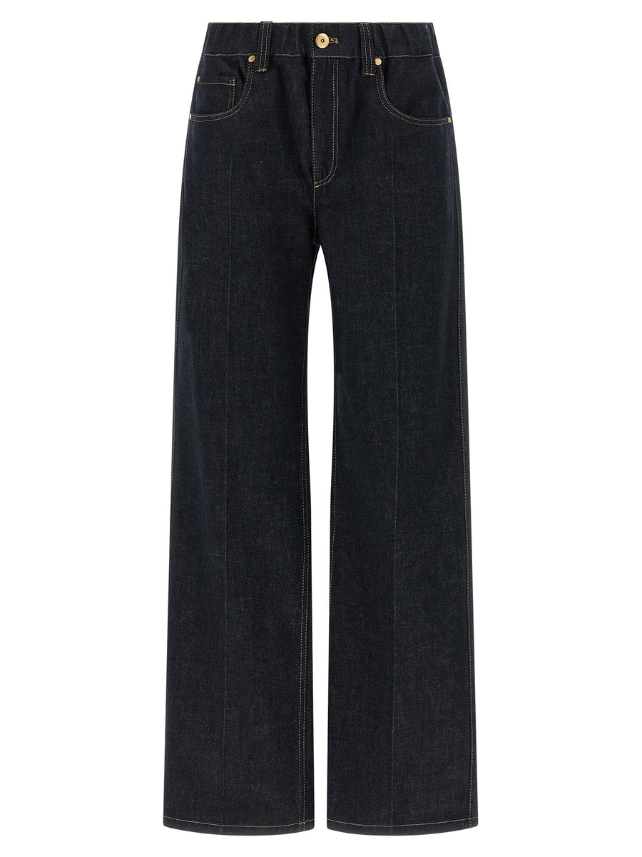 Brunello Cucinelli 100% Cotton jeans in navy
