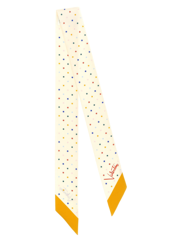 Valentino Garavani 100% silk scarf in multicolor — view 2