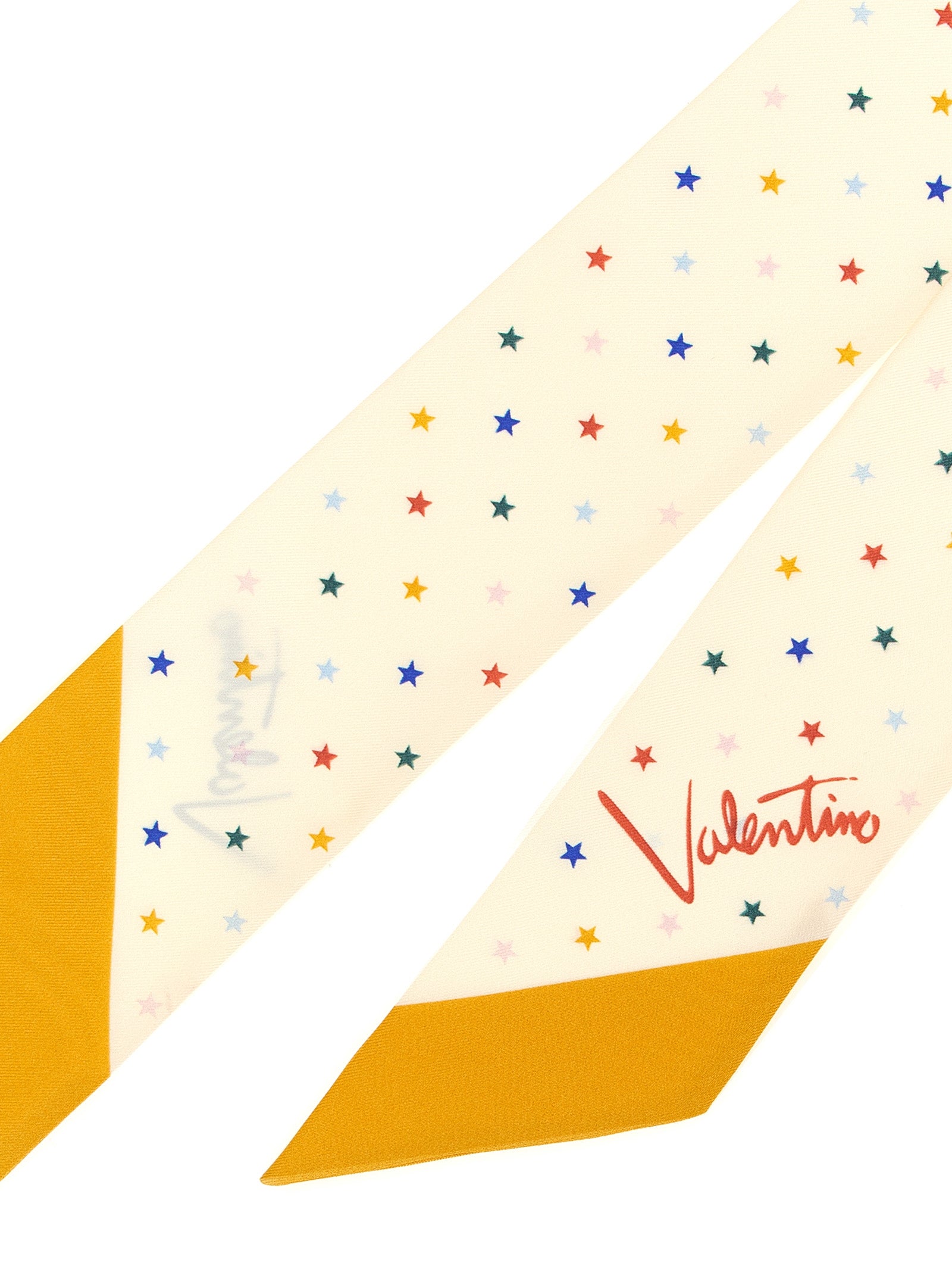 Valentino Garavani 100% silk scarf in multicolor — view 3