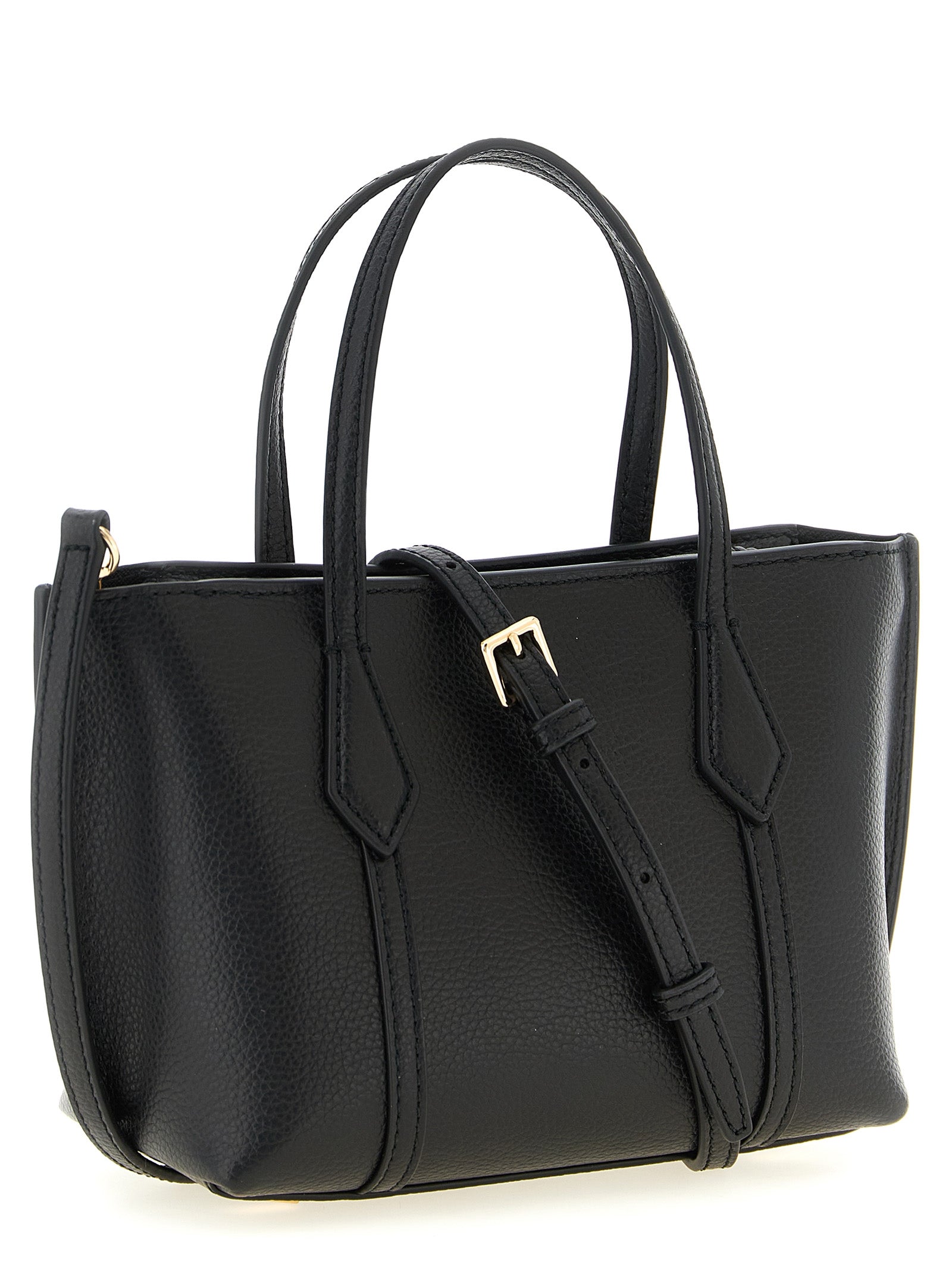 Black Cowhide Handbag Bag
